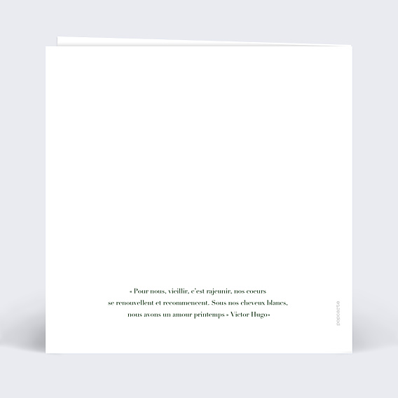 Invitation anniversaire de mariage Champagne