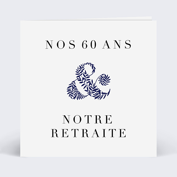 Invitation anniversaire de mariage Esperluette