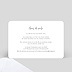 Invitation anniversaire mariage Charme Classique Verso