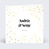 Invitation anniversaire de mariage Dorure Pois Graphiques