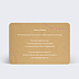 Invitation anniversaire mariage Boarding Pass Verso