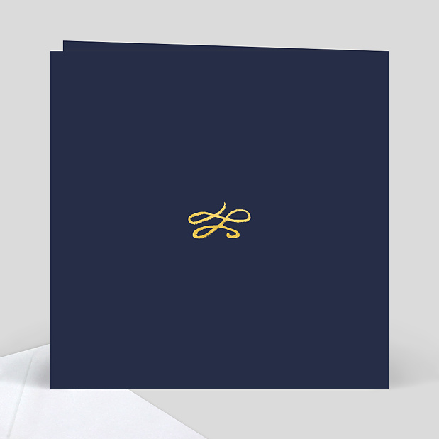 Invitation Anniversaire de Mariage Bulles Ocre Verso