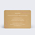 Invitation anniversaire mariage Boarding Pass Verso