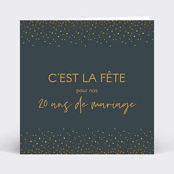 Invitation Anniversaire de Mariage Élégance