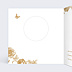 Invitation anniversaire de mariage Découpe Baroque