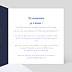Invitation anniversaire mariage Bulles Ocre Intérieur Droit