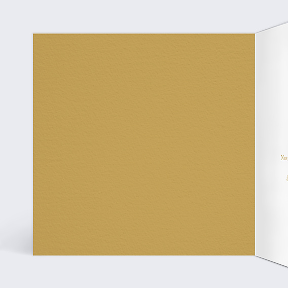 Invitation anniversaire de mariage Typo Ocre 