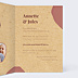 Invitation anniversaire de mariage Timeline Romance