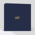 Invitation anniversaire mariage Bulles Ocre Verso