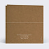 Invitation anniversaire de mariage Timeline Kraft