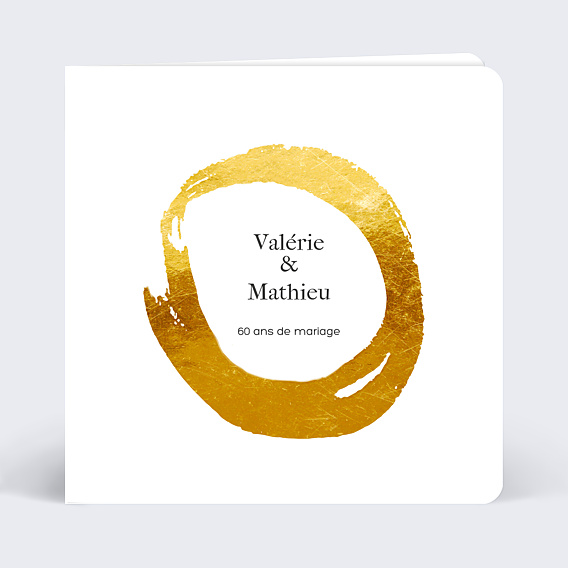 Invitation anniversaire de mariage Alliance