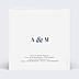 Invitation anniversaire de mariage Esperluette