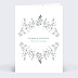 Invitation anniversaire de mariage Idylle