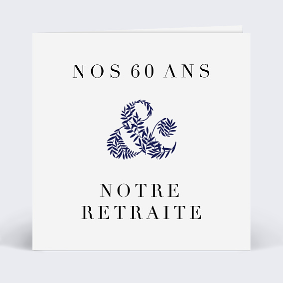 Invitation anniversaire de mariage Esperluette
