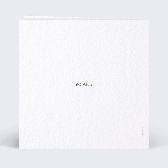 Invitation anniversaire mariage Esprit Gatsby Verso