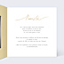 Invitation anniversaire de mariage Lettres Noces d'Or
