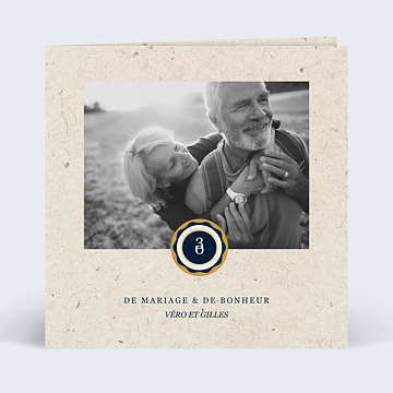Invitation Anniversaire de Mariage Blason