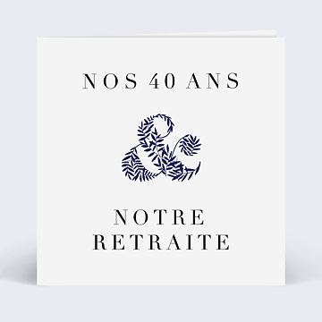 Invitation Anniversaire de Mariage Esperluette