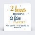 Invitation anniversaire mariage 2 en 1