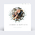 Invitation anniversaire mariage Couronne Fleurie