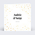 Invitation anniversaire mariage Dorure Pois Graphiques