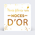 Invitation anniversaire mariage Fête Ocre