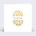 Invitation anniversaire mariage Oliviers Ocre