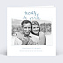Invitation anniversaire mariage Typo Perle