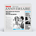 Invitation anniversaire de mariage Journal