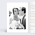 Invitation anniversaire de mariage Fleurs Ocre
