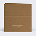 Invitation anniversaire de mariage Timeline Kraft