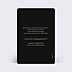 Invitation anniversaire de mariage Quarante Chic