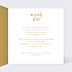 Invitation anniversaire de mariage Typo Ocre