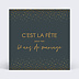 Invitation anniversaire mariage Élégance