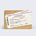 Invitation anniversaire de mariage Boarding Pass