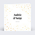 Invitation anniversaire de mariage Dorure Pois Graphiques