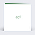 Invitation anniversaire de mariage Typo Émeraude