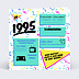 Invitation anniversaire mariage Années 90