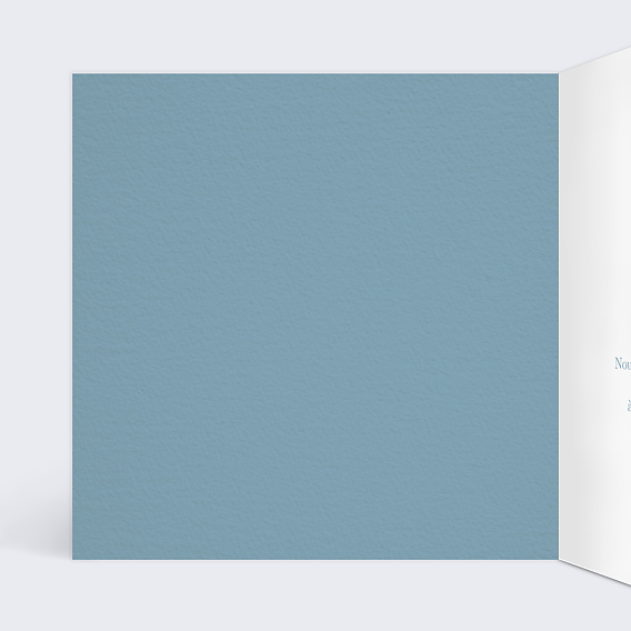 Invitation anniversaire mariage Typo Perle Intérieur Gauche