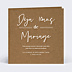 Invitation anniversaire de mariage Bohème