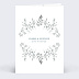 Invitation anniversaire mariage Idylle