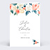 Invitation anniversaire de mariage Envolée Florale