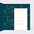 Invitation anniversaire de mariage Chiffres Ocre