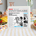 Invitation anniversaire mariage Journal Après 1