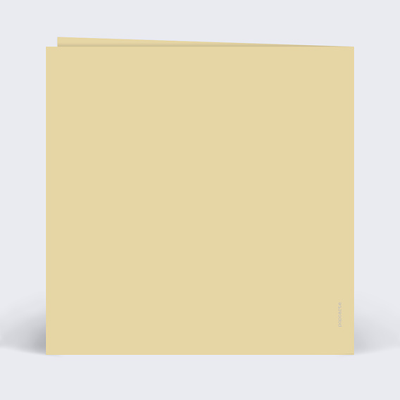 Invitation anniversaire mariage Lettres Noces d'Or Verso