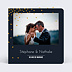 Invitation anniversaire de mariage Poussière d'Étoiles