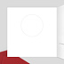 Invitation anniversaire mariage Découpe Couronnée Intérieur Gauche
