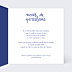 Invitation anniversaire de mariage Typo Porcelaine