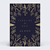 Invitation anniversaire mariage Fleurs Ocre