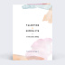 Invitation anniversaire mariage Nébuleuse